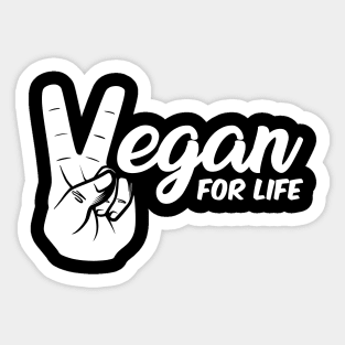 Victor vegan For Life Design Sticker